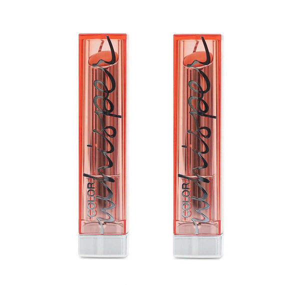 Pack of 2 Maybelline New York Color Whisper Lipstick, I Crave Coral 260