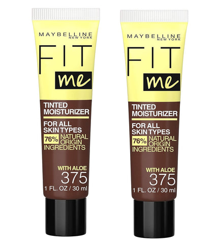 Pack of 2 Maybelline New York Fit Me Tinted Moisturizer, 375