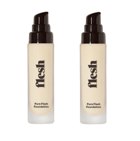 Pack of 2 flesh Pure Flesh Liquid Foundation, Froth Neutral 01
