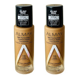 Pack of 2 Almay Skin Perfecting Comfort Matte Foundation, Warm Caramel 230