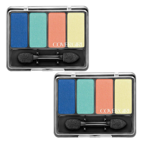 Pack of 2 CoverGirl Eye Enhancers 4-Kit Eye Shadow, Tropical Fusion 205