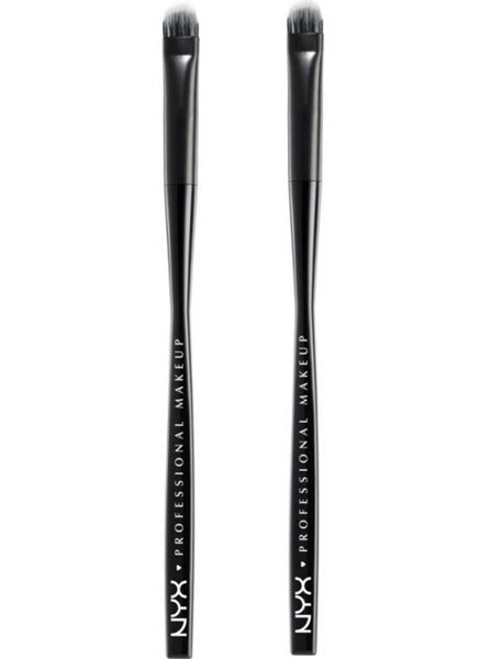 Pack of 2 NYX PRO Dual Fiber Detail Makeup Brush 33