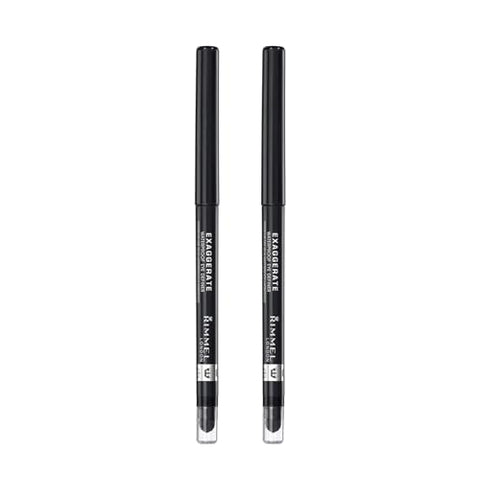 Pack of 2 Rimmel Exaggerate Waterproof Eye Definer, Noir 261