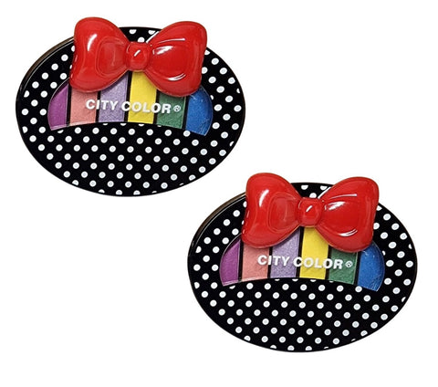 Pack of 2 CITY COLOR Polka Dot Eye Shadow, (Collection 2)
