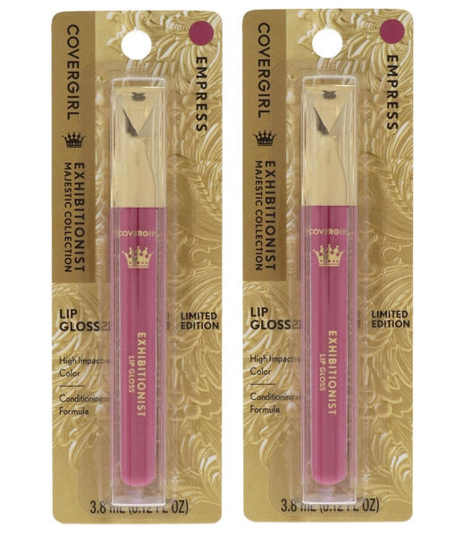 Pack of 2 CoverGirl Exhibitionist Majestic Collection Lip Gloss, Empress 110