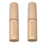 Pack of 2 Makeup Revolution Beauty Fast Base Stick Foundation, F9