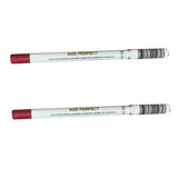 Pack of 2 L'Oreal Paris Age Perfect Anti-Feathering Lip Liner, Splendid Plum 40