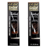 Pack of 2 L.A. Girl Tinted Foundation, Ebony GLM772