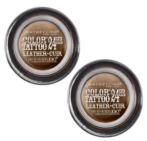 Pack of 2 Maybelline New York Color Tattoo Eyeshadow, Chocolate Suede 95