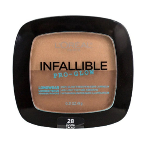 L'Oreal Paris Infallible Pro Glow Lasting Glow Powder, Cocoa 28