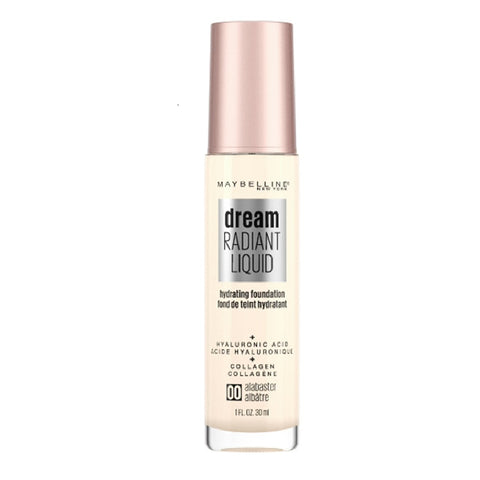 Maybelline New York Dream Radiant Liquid Hydrating Foundation, Alabaster 00