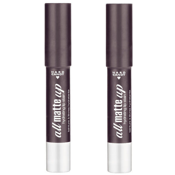 Pack of 2 Hard Candy All Matte Up Hydrating Lip Stain, Venom 1027