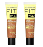 Pack of 2 Maybelline New York Fit Me Tinted Moisturizer, 355