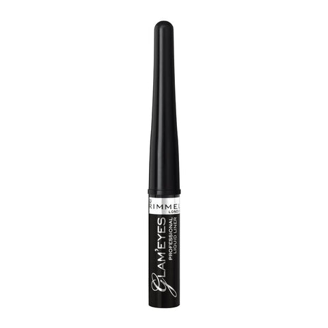 Rimmel Glam Eyes Liquid Liner, Black Glamour 001