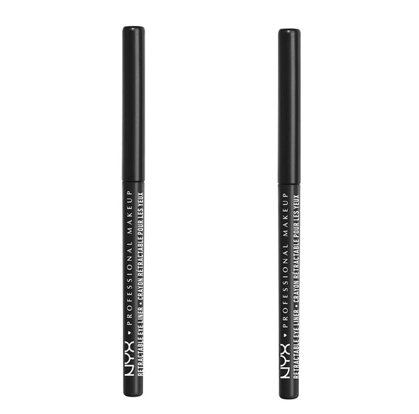 Pack of 2 NYX Professional Makeup Retractable Mechanical Eye Liner, Black MPE02