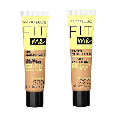 Pack of 2 Maybelline New York Fit Me Tinted Moisturizer, 220