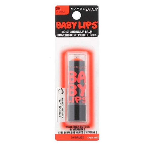 Maybelline New York Baby Lips Moisturizing Lip Balm, Oh! Orange 85