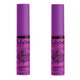 Pack of 2 NYX Professional Makeup Candy Swirl by Butter Gloss, Snow Cone BLGS03