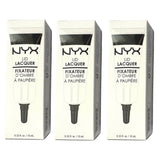 Pack of 3 NYX Lid Lacquer, Clear/Transparent LIDL01