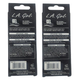 Pack of 2 L.A. Girl Gel Eyeliner, Rich Chocolate GEL735