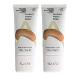 Pack of 2 Almay Smart Shade Anti-Aging Skintone Matching Makeup, Medium Meets Deep 400