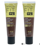 Pack of 2 Maybelline New York Fit Me Tinted Moisturizer, 375