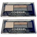 Pack of 2 CoverGirl Quad Palette Eye Shadow, Stunning Smokeys 715