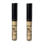 Pack of 2 NYX Professional Makeup HD Studio Photogenic Liquid Concealer, Yellow CW10