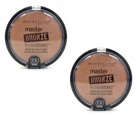 Pack of 2 Maybelline New York Master Bronze Matte Bronzing Powder, Paradise Bronze 330