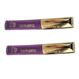 Pack of 2 Rimmel London Stay Plumped Lip Gloss, Showstopper 840