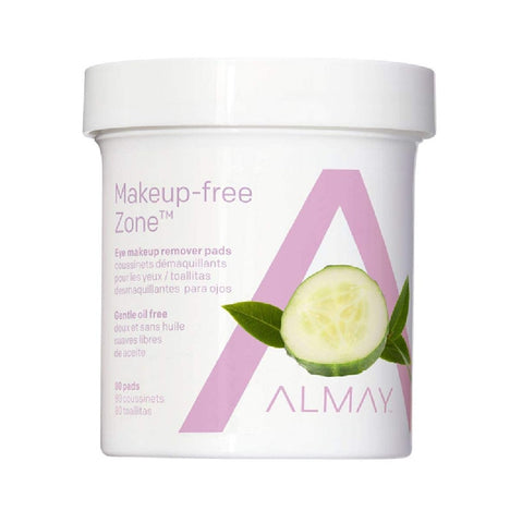 Almay Makeup-free Zone Eye Makeup Remover Pads, 80 pads