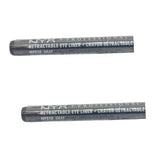 Pack of 2 NYX Professional Makeup Retractable Mechanical Eye Liner, Gray MPE10