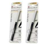 Pack of 2 L'Oreal Paris Infallible Pop-Matic Mechanical Eyeliner, Bright White 519