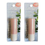 Pack of 2 CoverGirl Earth Day Clean Fresh Tinted Lip Balm, Beneath Cherry Blossoms 201