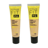 Pack of 2 Maybelline New York Fit Me Tinted Moisturizer, 118