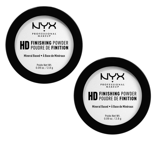 Pack of 2 NYX HD Finishing Powder Mini, Translucent HDFPM01