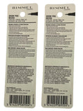 Pack of 2 Rimmel Brow Micro Pro 24HR Precision Stroke Pen, Dark Brown 004