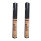 Pack of 2 NYX Professional Makeup HD Studio Photogenic Liquid Concealer, Beige CW04
