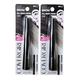 Pack of 2 CoverGirl Easy Breezy Brow Fill + Shape + Define Powder , Black 800