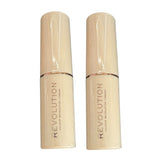 Pack of 2 Makeup Revolution Beauty Fast Base Stick Foundation, F11