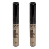 Pack of 2 NYX Professional Makeup HD Studio Photogenic Liquid Concealer, Alabaster CW00