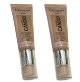 Pack of 2 Revlon PhotoReady Candid Natural Anti-Pollution Finish Foundation, Medium Beige 270