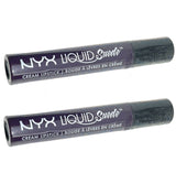 Pack of 2 NYX Liquid Suede Cream Lipstick, Subversive Socialite LSCL19