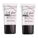 Pack of 2 L.A. Girl PRO Prep High Definition Smoothing Face Primer, Clear GFP949