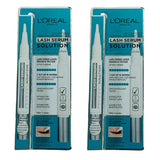 Pack of 2 L'Oreal Paris Lash Serum Solution Eyelash Serum with Lash Caring Complex