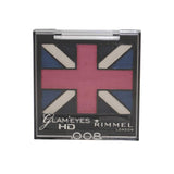 Rimmel London Glam Eyes HD Quad Eye Shadow, True Union Jack 008