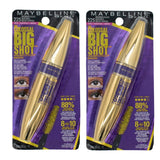 Pack of 2 Maybelline Volum' Express The Colossal Big Shot Washable Mascara, Brownish Black 225