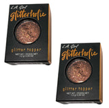 Pack of 2 L.A. Girl Glitterholic Glitter Topper, Electrify GGP458