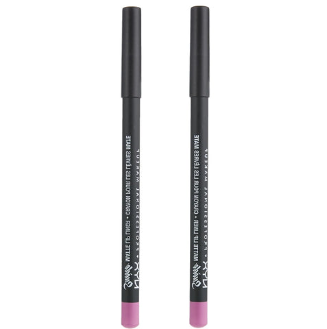 Pack of 2 NYX Suede Matte Lip Liner, Respect The Pink SMLL13