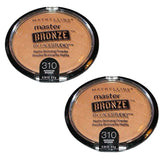Pack of 2 Maybelline New York Master Bronze Matte Bronzing Powder, Weekend Bronze 310